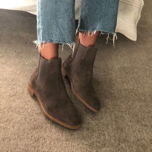 COS Grey Suede Booties, in PERFECT Condition